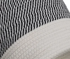 Gray & White Stripe 3-Piece Cotton Rope Nesting Basket Set 11 Gray & White Stripe 3-Piece Cotton Rope Nesting Basket Set -Cuisinart Store 810669770 A0 4