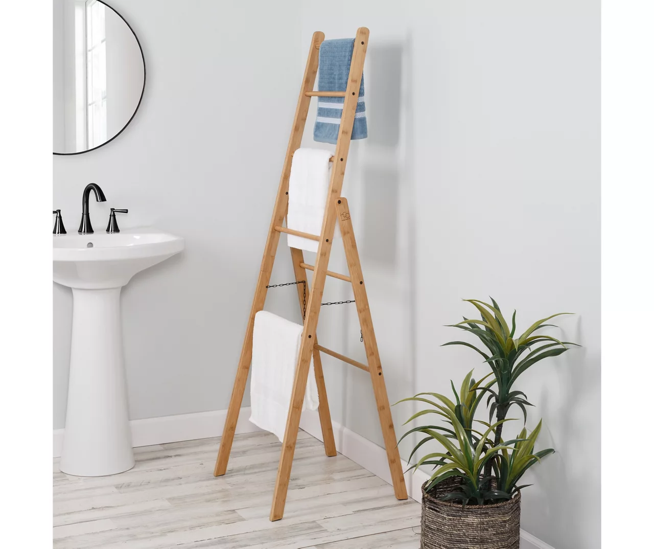 Bamboo Ladder Drying Rack 8 Bamboo Ladder Drying Rack - Image 8