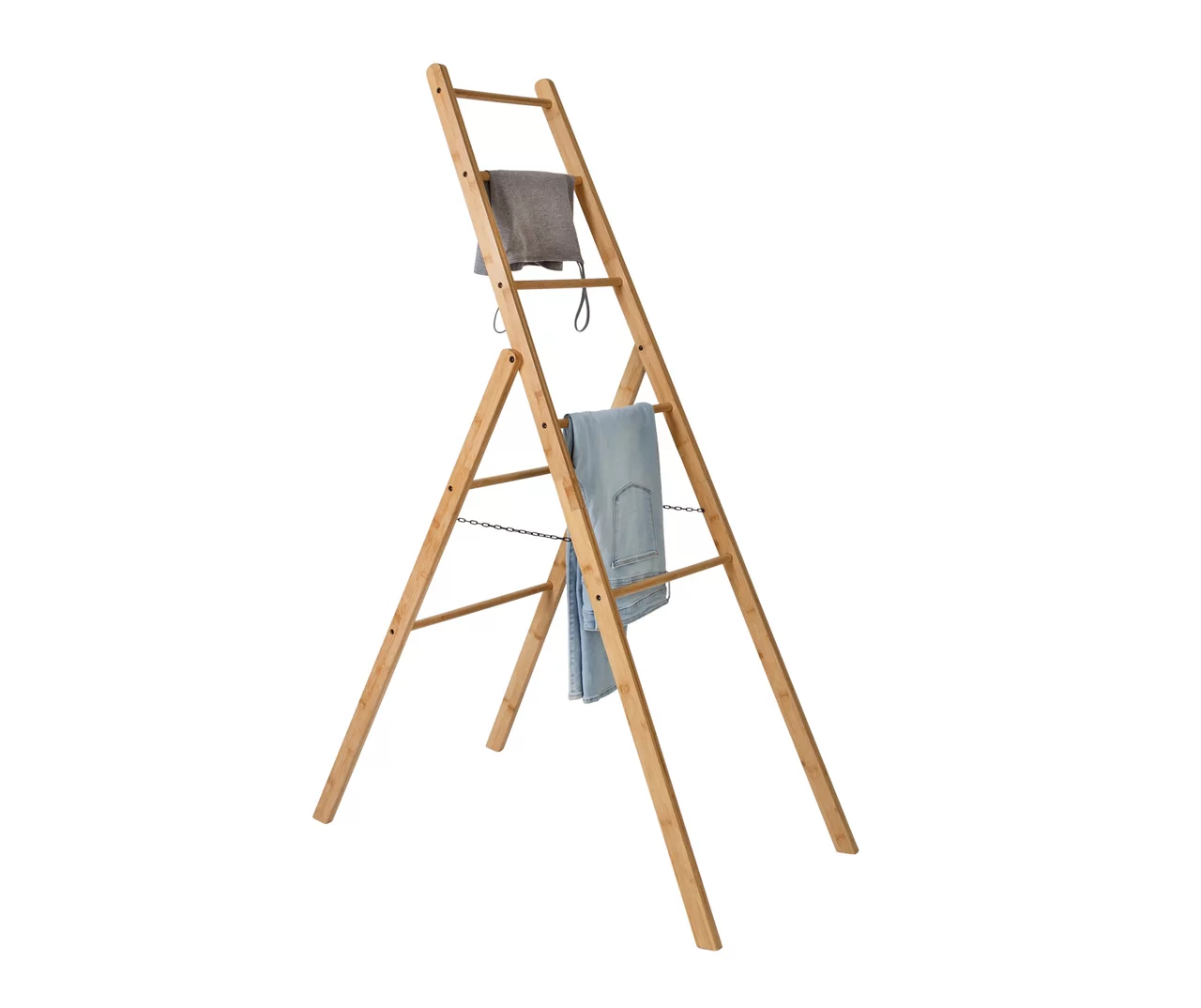 Bamboo Ladder Drying Rack 9 Bamboo Ladder Drying Rack - Image 9