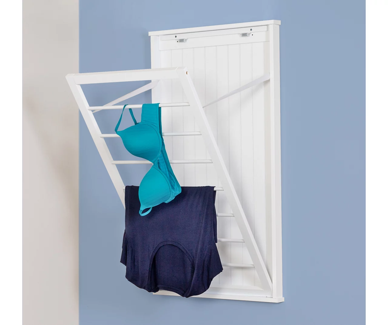 White Over-the-Door / Wall-Mount Drying Rack 2 White Over-the-Door / Wall-Mount Drying Rack - Image 2