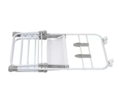White Expandable Folding-Wing Wheeled Drying Rack 13 White Expandable Folding-Wing Wheeled Drying Rack -Cuisinart Store 810669779 A0 5