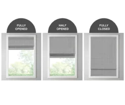 Paxton Room-Darkening Cordless Roman Shade -Cuisinart Store 810676412 810676410 810676408 810676393 810676395 810676397 810676399 810676409 D6 7