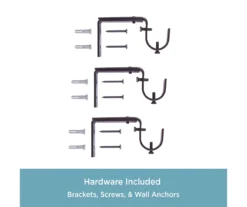 Kenney Hailey 1" Adjustable Curtain Rod 19 Kenney Hailey 1" Adjustable Curtain Rod -Cuisinart Store 810679515 A0 05