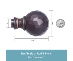 Kenney Hailey 1" Adjustable Curtain Rod 13 Kenney Hailey 1" Adjustable Curtain Rod -Cuisinart Store 810679516 A0 03