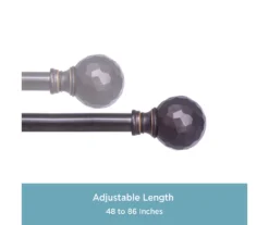 Kenney Hailey 1" Adjustable Curtain Rod 14 Kenney Hailey 1" Adjustable Curtain Rod -Cuisinart Store 810679516 A0 04