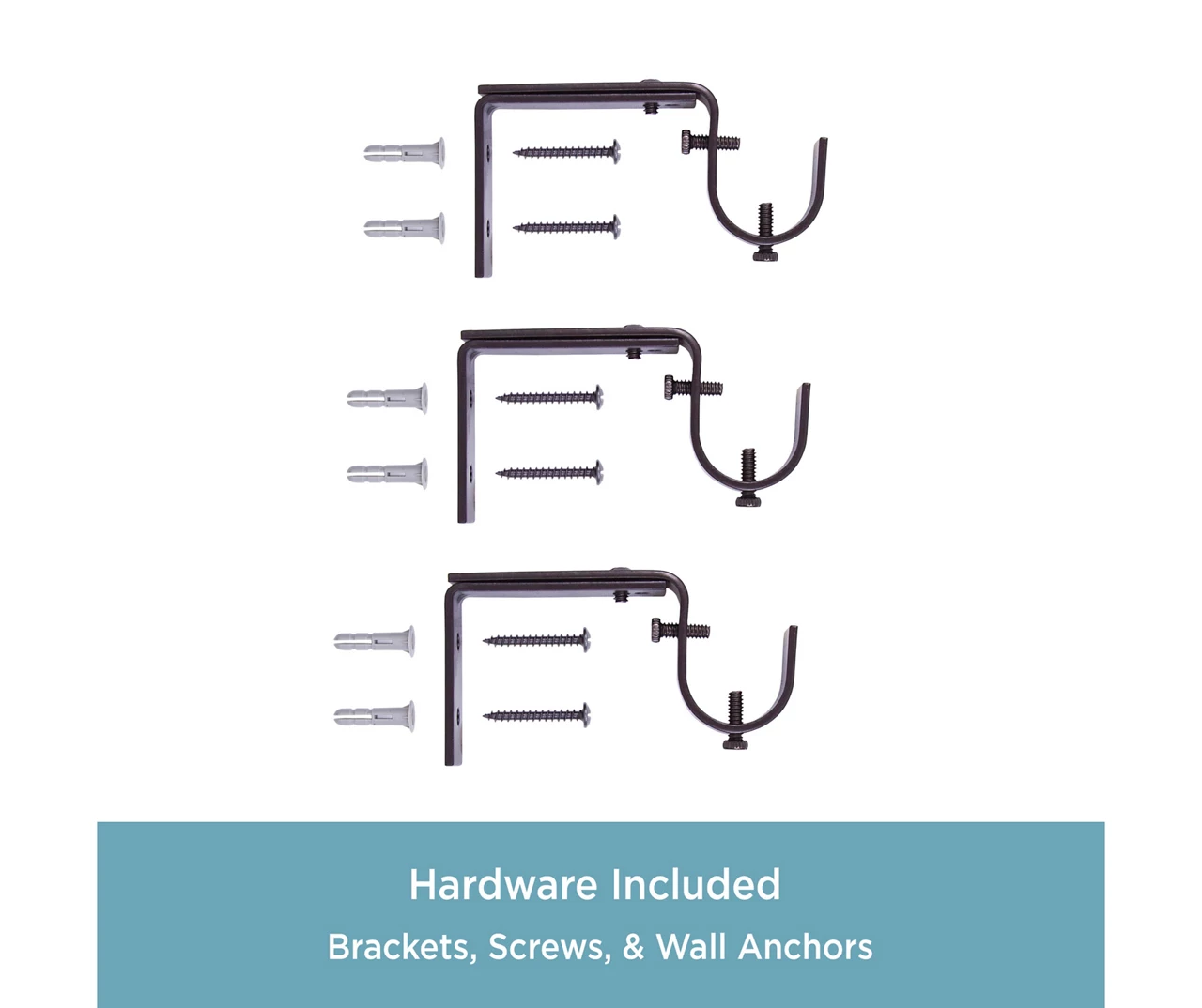 Kenney Hailey 1" Adjustable Curtain Rod 6 Kenney Hailey 1" Adjustable Curtain Rod - Image 6