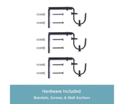 Kenney Mary 1" Adjustable Curtain Rod 15 Kenney Mary 1" Adjustable Curtain Rod -Cuisinart Store 810679518 A0 05