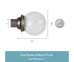 Kenney Walden 1" Adjustable Curtain Rod -Cuisinart Store 810679520 A0 03