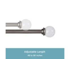 Kenney Walden 1" Adjustable Curtain Rod -Cuisinart Store 810679520 A0 04