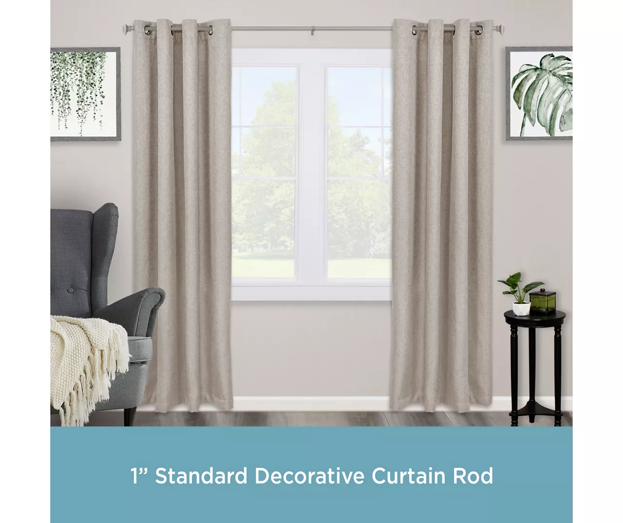 Kenney Mission 1" Adjustable Curtain Rod 18 Kenney Mission 1" Adjustable Curtain Rod - Image 18