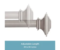 Kenney Mission 1" Adjustable Curtain Rod 39 Kenney Mission 1" Adjustable Curtain Rod -Cuisinart Store 810679522 A0 04