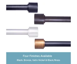 Kenney Astrid 1" Adjustable Curtain Rod -Cuisinart Store 810679523 A0 06
