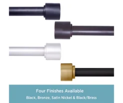 Kenney Astrid 1" Adjustable Curtain Rod -Cuisinart Store 810679524 A0 06