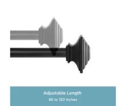 Kenney Mission 1" Adjustable Curtain Rod 35 Kenney Mission 1" Adjustable Curtain Rod -Cuisinart Store 810679528 A0 04