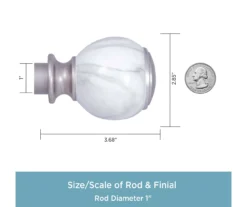 Kenney Khalessi 1" Adjustable Curtain Rod 27 Kenney Khalessi 1" Adjustable Curtain Rod -Cuisinart Store 810679530 A0 03