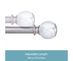 Kenney Khalessi 1" Adjustable Curtain Rod 28 Kenney Khalessi 1" Adjustable Curtain Rod -Cuisinart Store 810679530 A0 04