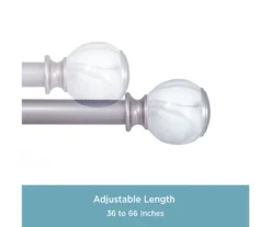 Kenney Khalessi 1" Adjustable Curtain Rod 20 Kenney Khalessi 1" Adjustable Curtain Rod -Cuisinart Store 810679532 A0 04