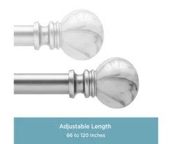 Kenney Marble 3/4" Adjustable Curtain Rod -Cuisinart Store 810679535 A0 04