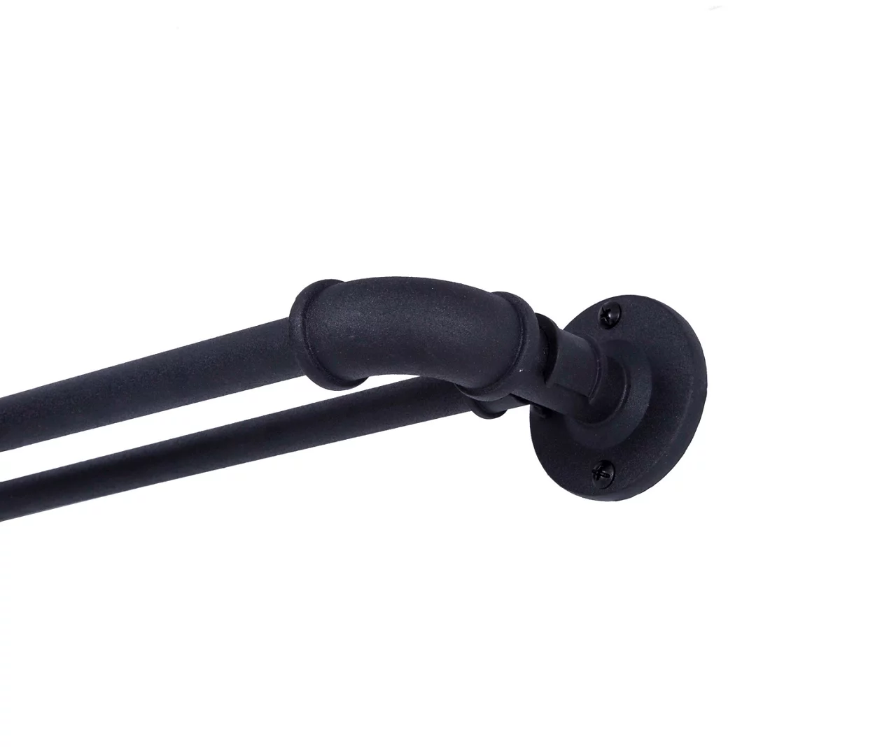 Sun Zero Bronn 3/4" Wrap Adjustable Double Curtain Rod 1 Sun Zero Bronn 3/4" Wrap Adjustable Double Curtain Rod