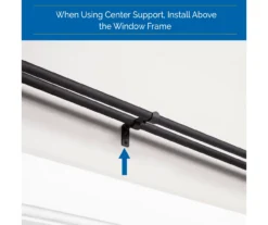Sun Zero Bronn 3/4" Wrap Adjustable Double Curtain Rod 27 Sun Zero Bronn 3/4" Wrap Adjustable Double Curtain Rod -Cuisinart Store 810679542 A0 05