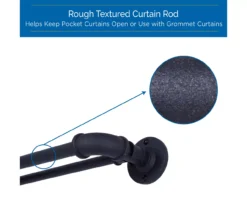 Sun Zero Bronn 3/4" Wrap Adjustable Double Curtain Rod 28 Sun Zero Bronn 3/4" Wrap Adjustable Double Curtain Rod -Cuisinart Store 810679542 A0 06