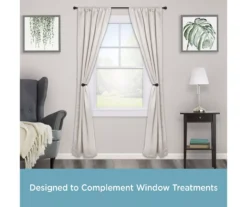 Kenney Chelsea 5/8" Curtain Holdback Hooks, 2-Pack -Cuisinart Store 810679552 A0 03