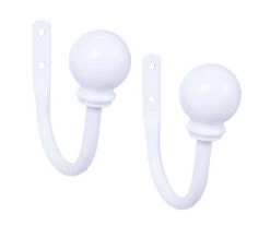 Kenney Chelsea 5/8" Curtain Holdback Hooks, 2-Pack -Cuisinart Store 810679554 A0 01