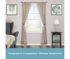 Kenney Chelsea 5/8" Curtain Holdback Hooks, 2-Pack -Cuisinart Store 810679555 A0 03