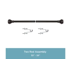 Kenney Terry 1" Adjustable Curtain Rod -Cuisinart Store 810679558 A0 05