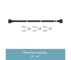 Kenney Terry 1" Adjustable Curtain Rod -Cuisinart Store 810679558 A0 06