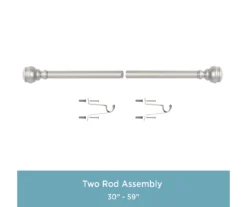 Kenney Terry 1" Adjustable Curtain Rod -Cuisinart Store 810679559 A0 05