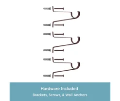 Riley Chocolate 1" Adjustable Curtain Rod, (30"-84") -Cuisinart Store 810679564 A0 07