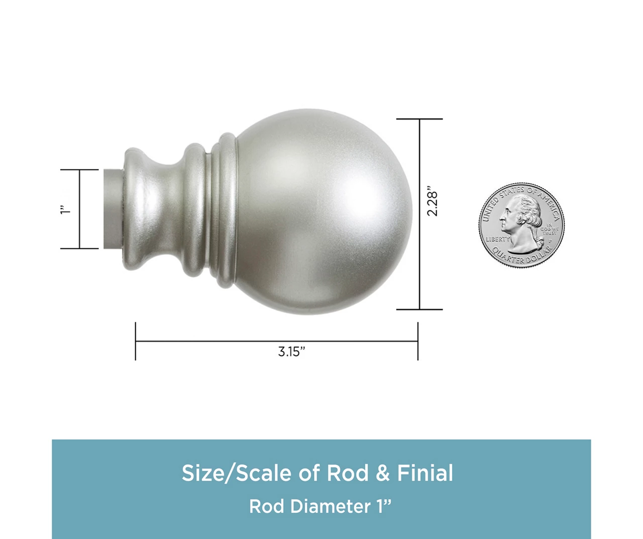 Kenney Layla 1" Adjustable Curtain Rod 12 Kenney Layla 1" Adjustable Curtain Rod - Image 12