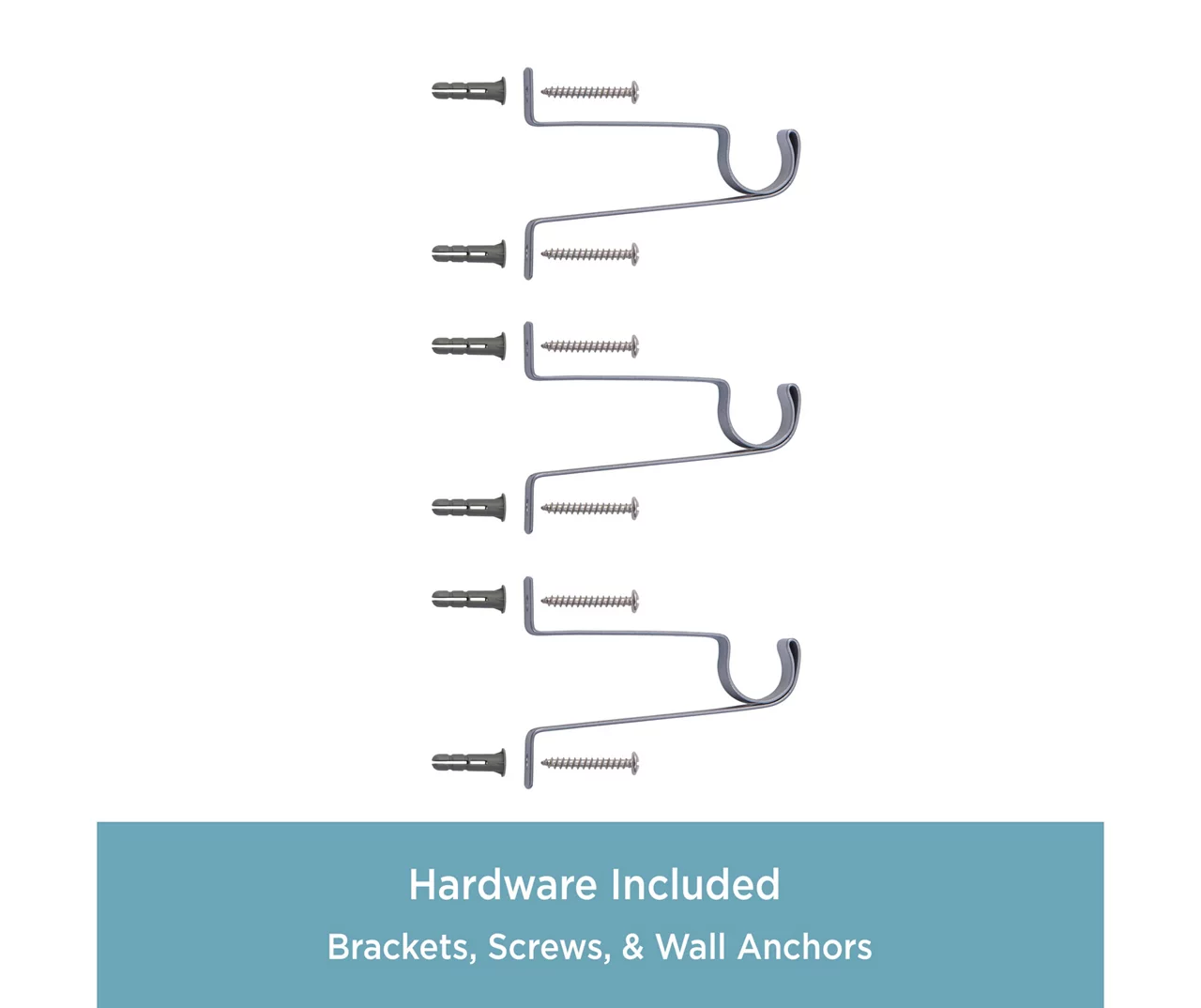 Kenney Layla 1" Adjustable Curtain Rod 15 Kenney Layla 1" Adjustable Curtain Rod - Image 15