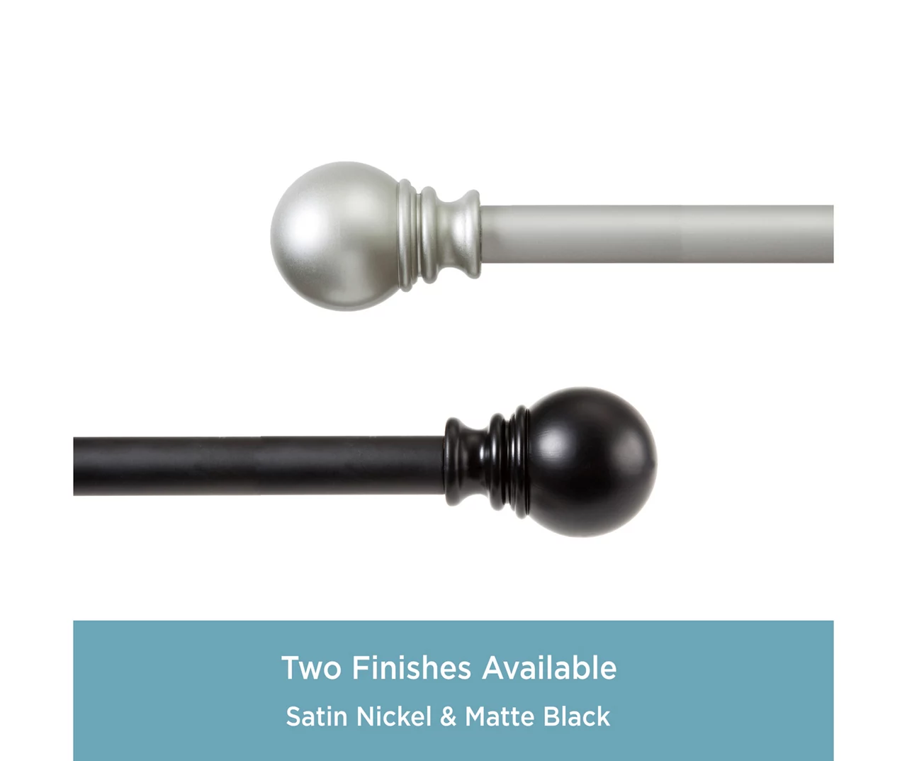 Kenney Layla 1" Adjustable Curtain Rod 16 Kenney Layla 1" Adjustable Curtain Rod - Image 16