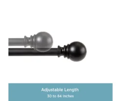 Kenney Layla 1" Adjustable Curtain Rod 19 Kenney Layla 1" Adjustable Curtain Rod -Cuisinart Store 810679567 A0 03