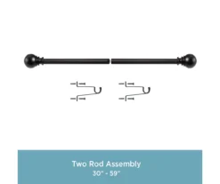 Kenney Layla 1" Adjustable Curtain Rod 21 Kenney Layla 1" Adjustable Curtain Rod -Cuisinart Store 810679567 A0 05