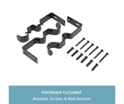 Kenney Mission 1" Adjustable Double Curtain Rod 15 Kenney Mission 1" Adjustable Double Curtain Rod -Cuisinart Store 810679571 A0 05