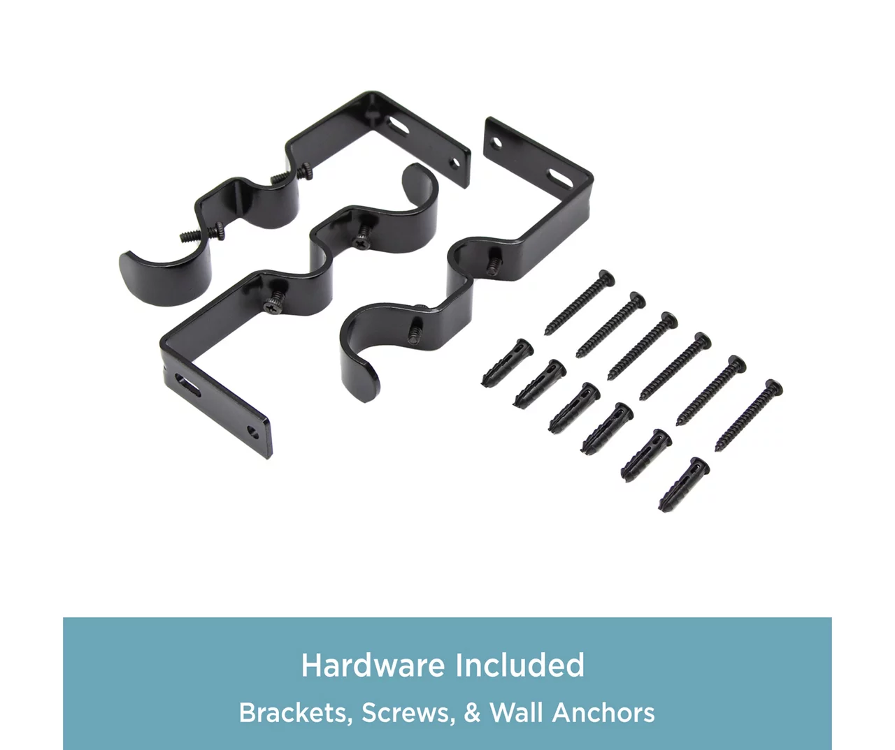 Kenney Mission 1" Adjustable Double Curtain Rod 6 Kenney Mission 1" Adjustable Double Curtain Rod - Image 6