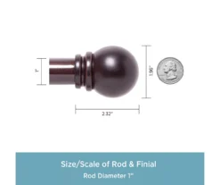 Kenney Hamlin 1" Adjustable Curtain Rod -Cuisinart Store 810679574 A0 03