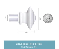 Kenney Mission 3/4" Adjustable Curtain Rod -Cuisinart Store 810679575 A0 03