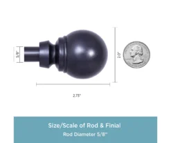 Kenney Mae 5/8" Adjustable Curtain Rod -Cuisinart Store 810679584 A0 03