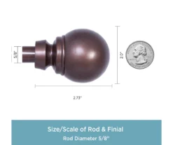 Kenney Mae 5/8" Adjustable Curtain Rod -Cuisinart Store 810679585 A0 03