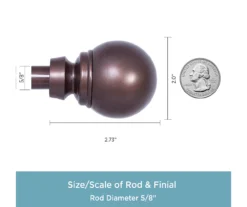 Kenney Mae 5/8" Adjustable Curtain Rod -Cuisinart Store 810679586 A0 03