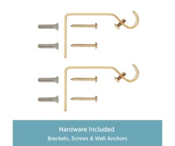 River Burnished Brass Petite Cafe 1/2" Adjustable Curtain Rod, (28"-48") -Cuisinart Store 810679597 A0 05