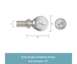 Kenney Jillian Marble Adjustable Curtain Rod -Cuisinart Store 810679598 A0 03