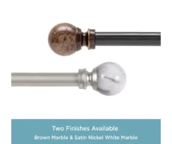 Kenney Jillian Marble Adjustable Curtain Rod -Cuisinart Store 810679598 A0 06