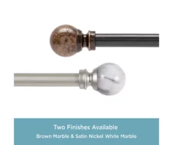 Kenney Jillian Marble Adjustable Curtain Rod -Cuisinart Store 810679599 A0 06