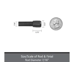 Kenney Fast Fit 4-Piece 7/16" Adjustable Tension Curtain Rod Set, (28"-48") -Cuisinart Store 810679602 A0 03