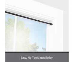 Kenney Fast Fit 4-Piece 7/16" Adjustable Tension Curtain Rod Set, (28"-48") -Cuisinart Store 810679602 A0 06